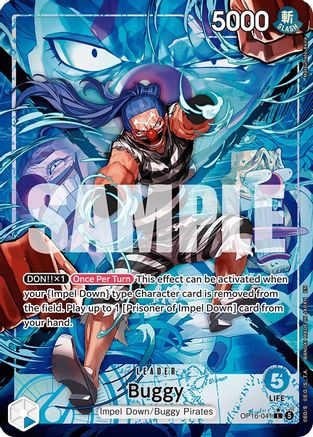 Image of Buggy (041) (Alternate Art) (OP16-041) - The Time of Battle Foil