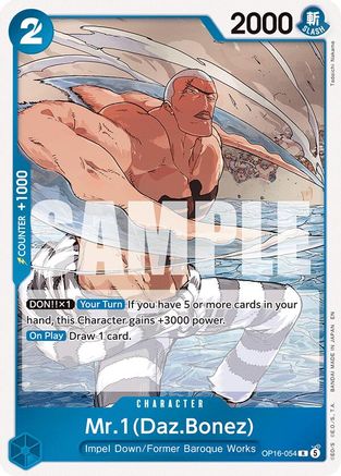 Image of Mr.1(Daz.Bonez) (OP16-054) - The Time of Battle Foil