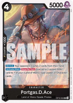Image of Portgas.D.Ace (094) (OP16-094) - The Time of Battle
