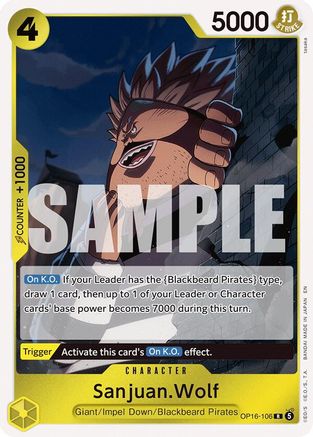 Image of Sanjuan.Wolf (OP16-106) - The Time of Battle Foil