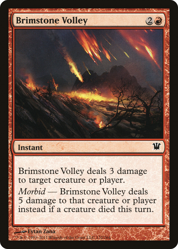 Image of Brimstone Volley [Innistrad]