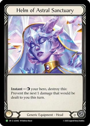 Image of Helm Of Astral Sanctuary (LGS452) - Flesh and Blood: Promo Cards Cold Foil