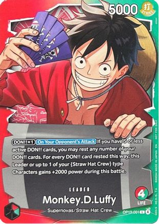 Image of Monkey.D.Luffy - OP13-001 (Ichiban Kuji Exclusive) (OP13-001) - One Piece Promotion Cards