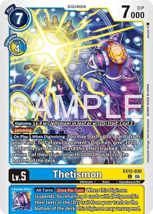 Image of Thetismon (EX12-030) - Digital World Shambala