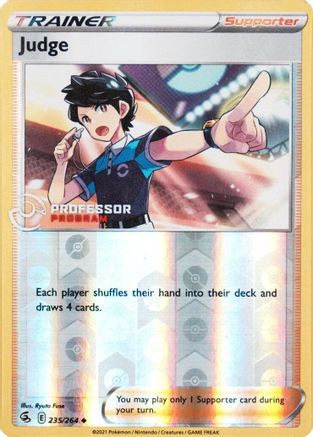 Image of Judge 235/264  - Reverse Holofoil Professor Program Promos - Uncommon