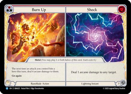 Image of Burn Up // Shock (SBA025) - Silver Age Chapter 3