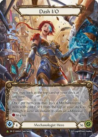Image of Dash I/O (Marvel) (GEM141) - Gem Pack 5 Cold Foil
