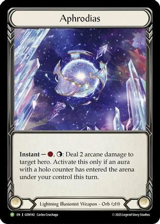 Image of Aphrodias (GEM142) - Gem Pack 5 Cold Foil