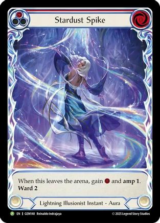 Image of Stardust Spike (Red) (GEM148) - Gem Pack 5 Cold Foil