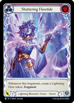 Image of Shattering Flowtide (Red) (GEM152) - Gem Pack 5