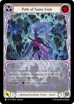 Image of Path of Same Ends (Red) (GEM155) - Gem Pack 5