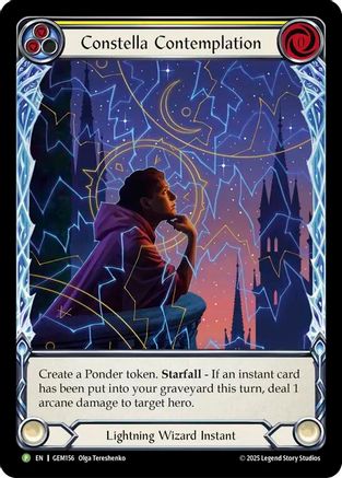 Image of Constella Contemplation (Yellow) (GEM156) - Gem Pack 5