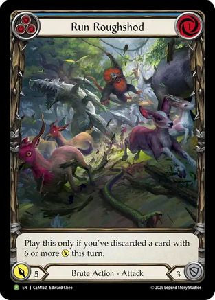 Image of Run Roughshod (Blue) (GEM162) - Gem Pack 5