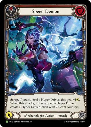 Image of Speed Demon (Red) (GEM166) - Gem Pack 5
