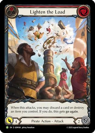 Image of Lighten the Load (Red) (GEM168) - Gem Pack 5