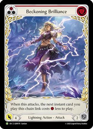 Image of Beckoning Brilliance (Red) (GEM170) - Gem Pack 5