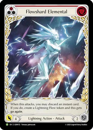 Image of Flowshard Elemental (Red) (GEM172) - Gem Pack 5