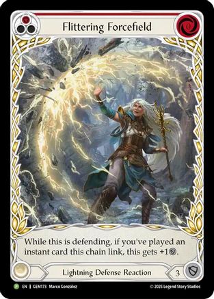 Image of Flittering Forcefield (Red) (GEM173) - Gem Pack 5