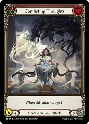 Image of Conflicting Thoughts (Red) (GEM175) - Gem Pack 5