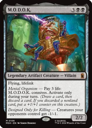 Image of M.O.D.O.K. (MSH-106) - Marvel Super Heroes Foil