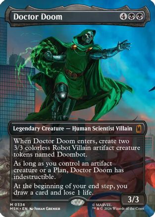 Image of Doctor Doom (Borderless) (336) (MSH-336) - Marvel Super Heroes Foil