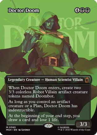 Image of Doctor Doom (Borderless) (365) (MSH-365) - Marvel Super Heroes Foil