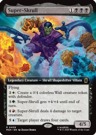 Image of Super-Skrull (Extended Art) (MSH-409) - Marvel Super Heroes Foil