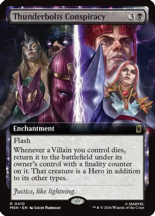 Image of Thunderbolts Conspiracy (Extended Art) (MSH-410) - Marvel Super Heroes Foil