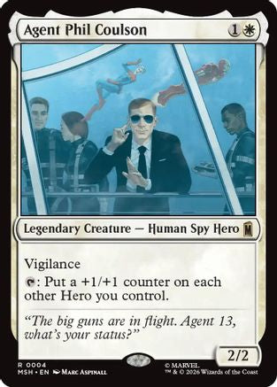 Image of Agent Phil Coulson (MSH-004) - Marvel Super Heroes Foil