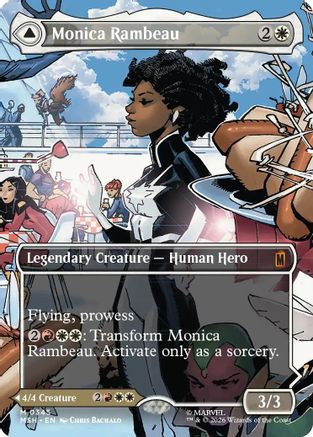Image of Monica Rambeau (Borderless) (0345) (MSH-345) - Marvel Super Heroes