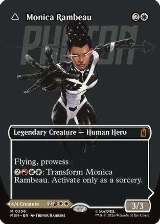 Image of Monica Rambeau (Borderless) (0356) (MSH-356) - Marvel Super Heroes Foil