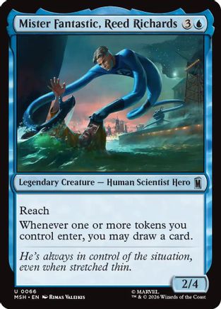 Image of Mister Fantastic, Reed Richards (MSH-066) - Marvel Super Heroes