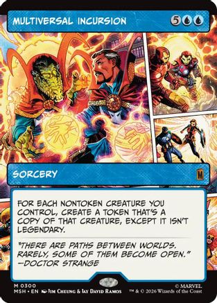 Image of Multiversal Incursion (Borderless) (MSH-300) - Marvel Super Heroes