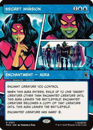 Image of Secret Invasion (Borderless) (MSH-301) - Marvel Super Heroes