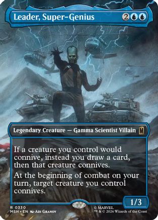 Image of Leader, Super-Genius (Borderless) (MSH-330) - Marvel Super Heroes