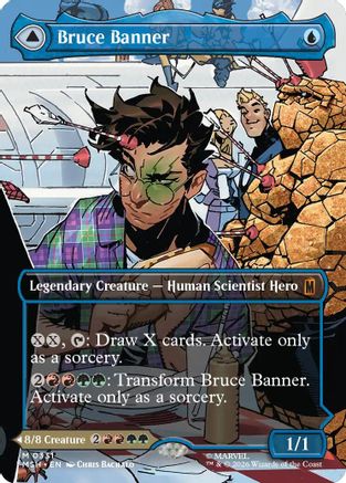 Image of Bruce Banner(Borderless) (0331) (MSH-331) - Marvel Super Heroes