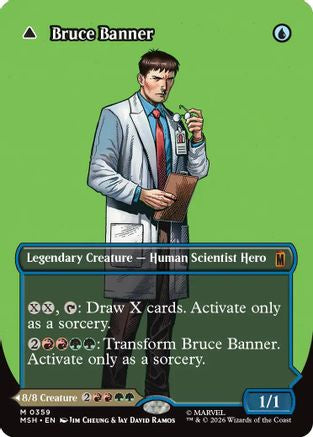 Image of Bruce Banner (Borderless) (0359) (MSH-359) - Marvel Super Heroes