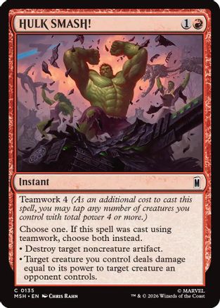 Image of HULK SMASH! (MSH-135) - Marvel Super Heroes