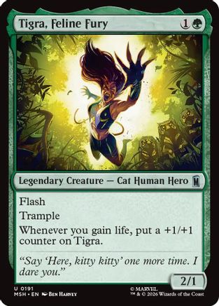 Image of Tigra, Feline Fury (MSH-191) - Marvel Super Heroes