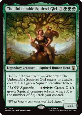Image of The Unbeatable Squirrel Girl (MSH-193) - Marvel Super Heroes