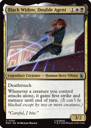 Image of Black Widow, Double Agent (MSH-208) - Marvel Super Heroes