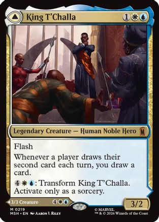 Image of King T'Challa (MSH-219) - Marvel Super Heroes