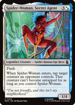 Image of Spider-Woman, Secret Agent (MSH-229) - Marvel Super Heroes Foil
