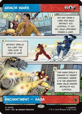 Image of Armor Wars (Borderless) (MSH-305) - Marvel Super Heroes Foil