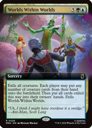 Image of Worlds Within Worlds (Extended Art) (MSH-426) - Marvel Super Heroes Foil
