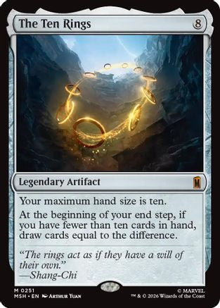 Image of The Ten Rings (MSH-251) - Marvel Super Heroes Foil