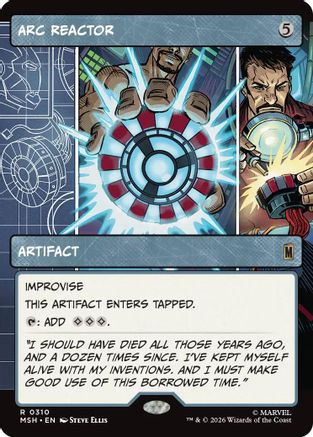 Image of Arc Reactor (Borderless) (MSH-310) - Marvel Super Heroes