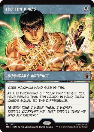 Image of The Ten Rings (Borderless) (MSH-313) - Marvel Super Heroes