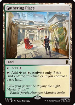 Image of Gathering Place (MSH-266) - Marvel Super Heroes