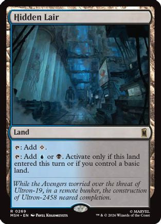 Image of Hidden Lair (MSH-269) - Marvel Super Heroes Foil